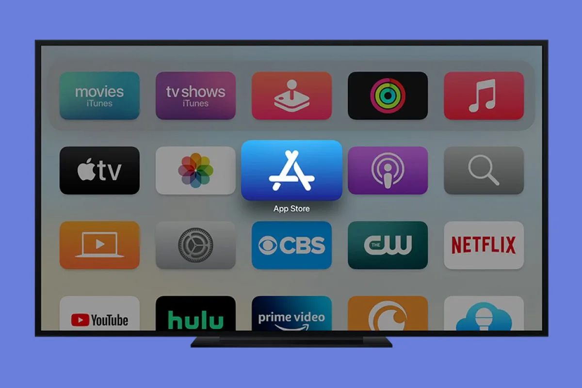 Apple TV – Ouvrir l’App Store