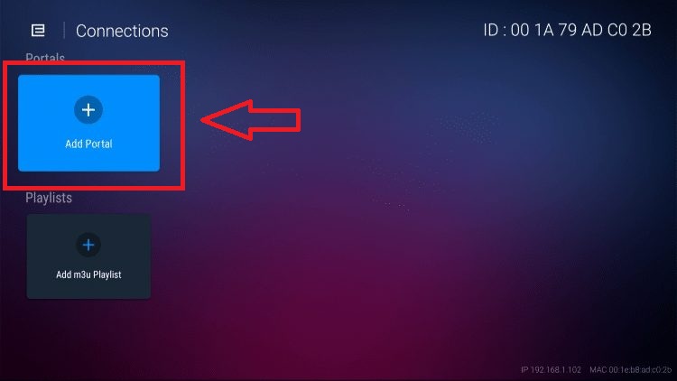 MyTV Online – Ajouter un portail (Add Portal)