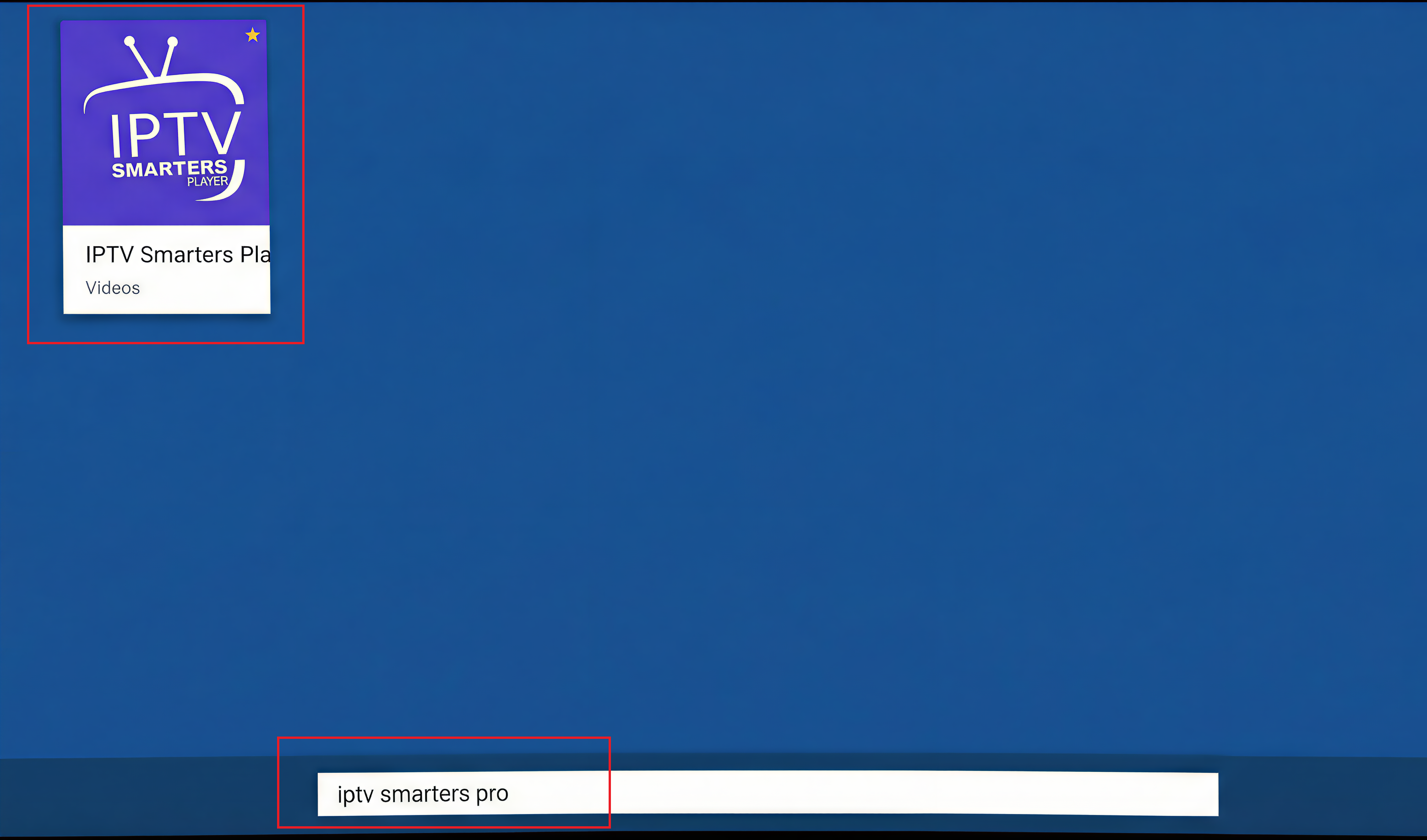 Smart TV – Recherche Smarters Pro